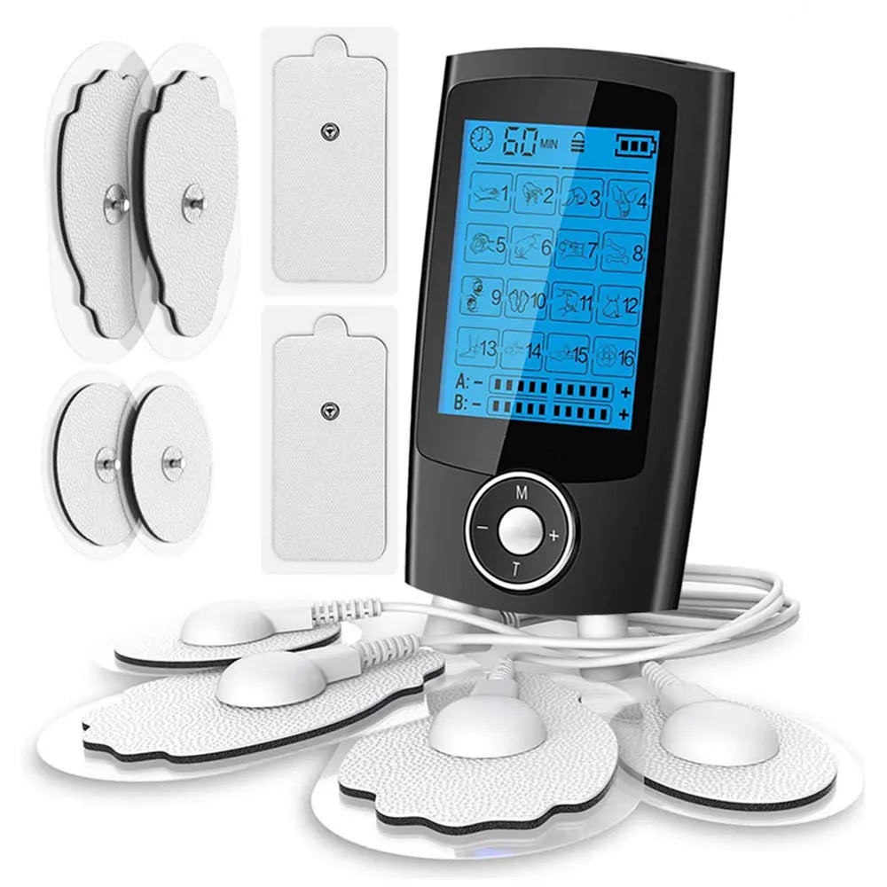 Electric EMS TENS Body Electromyostimulator, 2-channel, 16 massage modes - MobilityBuy.com 