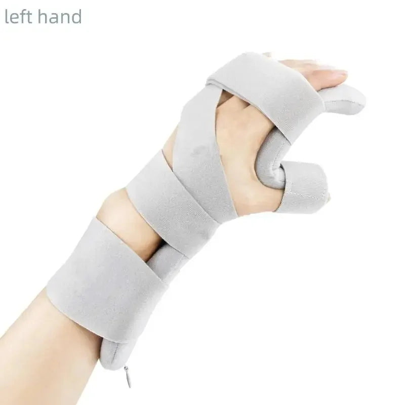Adjustable Stroke Hand Brace Support Splint by MobilityBuy, featuring a secure fit and ergonomic design for comfort.