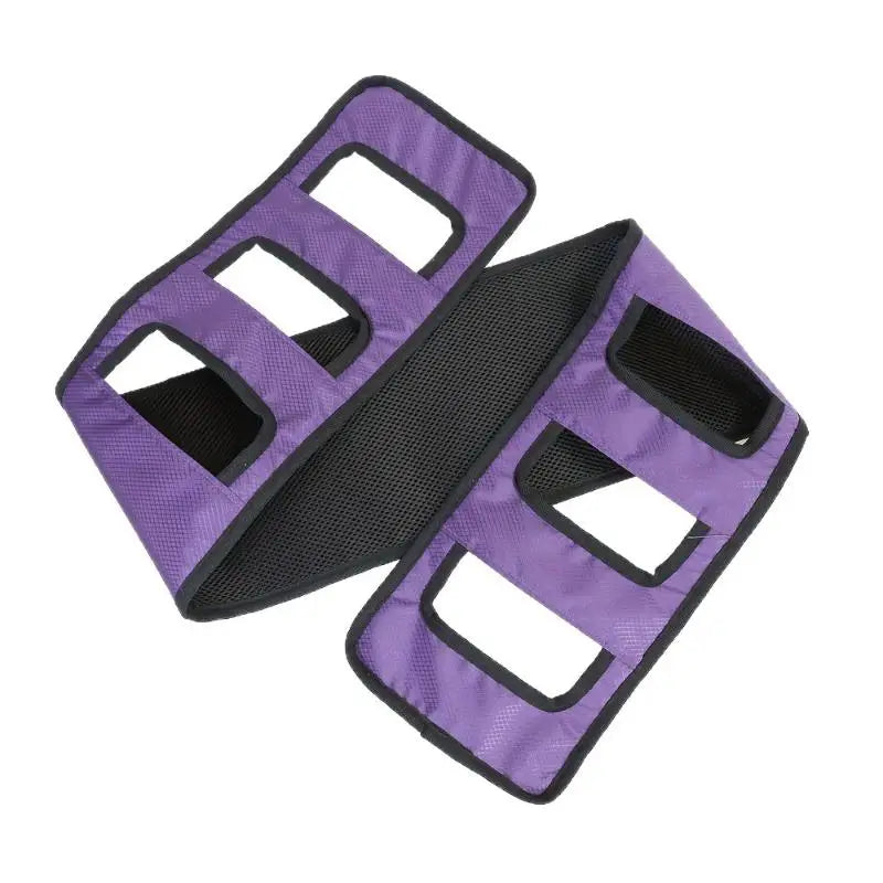 Elderly transfer sling by MobilityBuy, featuring adjustable straps and a comfortable design for safe patient movement.