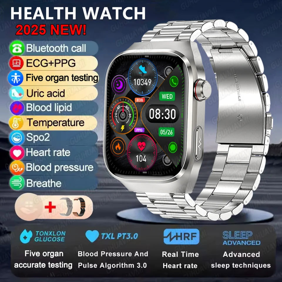 2025 New Micro Physical Examination Smart Watch - Health Stats, Bluetooth Call - MobilityBuy.com