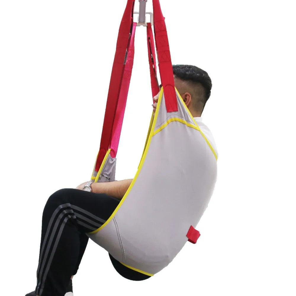 Adjustable lifting sling for disabled patients with assist straps, designed for mobile lifting and support by Aliexpress.