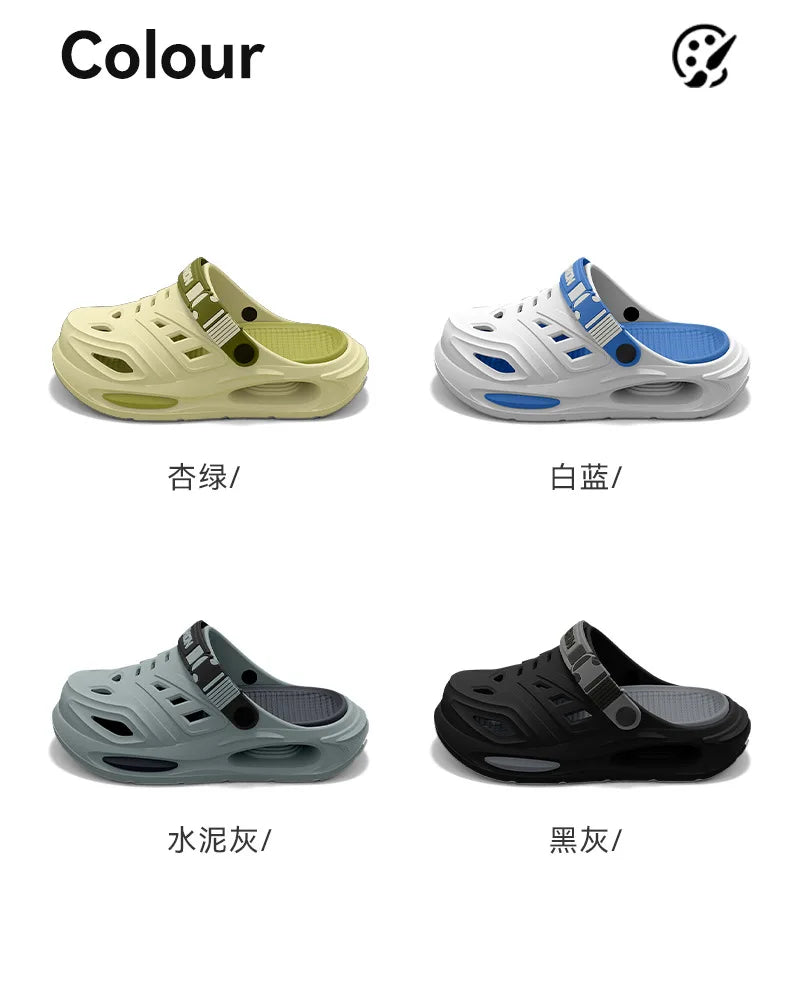 Arch-support slippers by MobilityBuy.com, anti-slip breathable thick sole; 4 color variants.