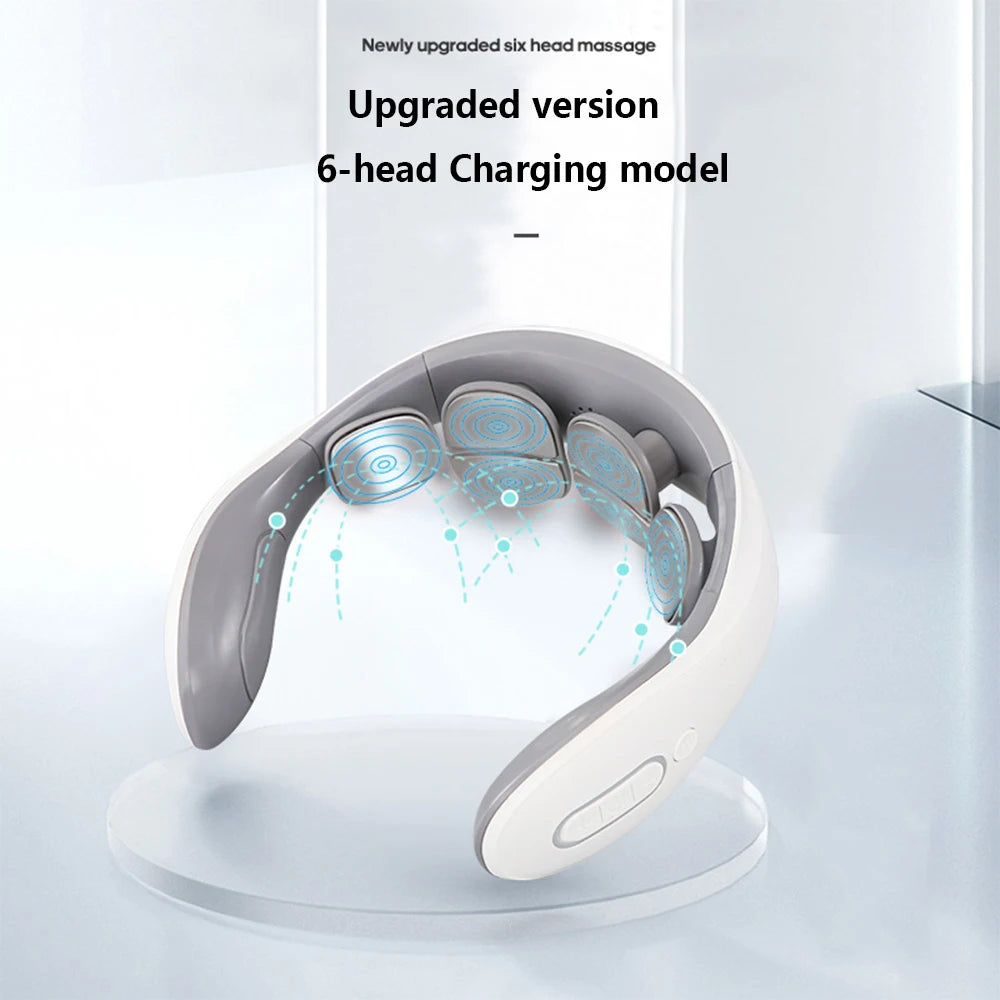 Portable Smart Neck Massager With USB Charging For Cervical Pain Relief - MobilityBuy.com 