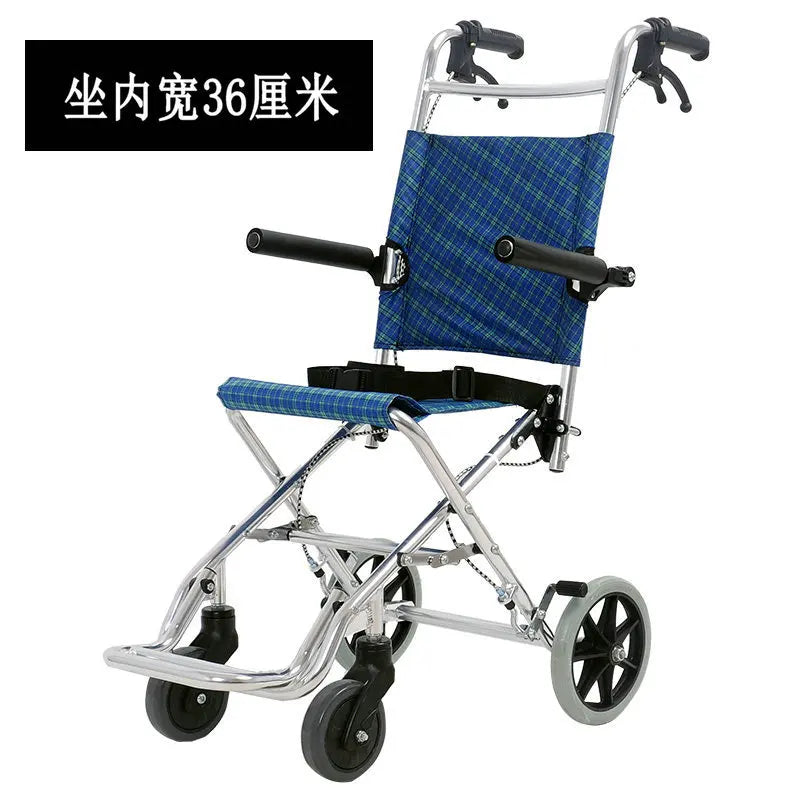 Lightweight Folding Emergancy/travel evacWheelchair Aluminum Alloy Frame - MobilityBuy.com