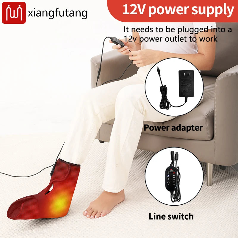 Electric Foot Massager with Heat & Warmth Vibration Relief Pain - MobilityBuy.com 