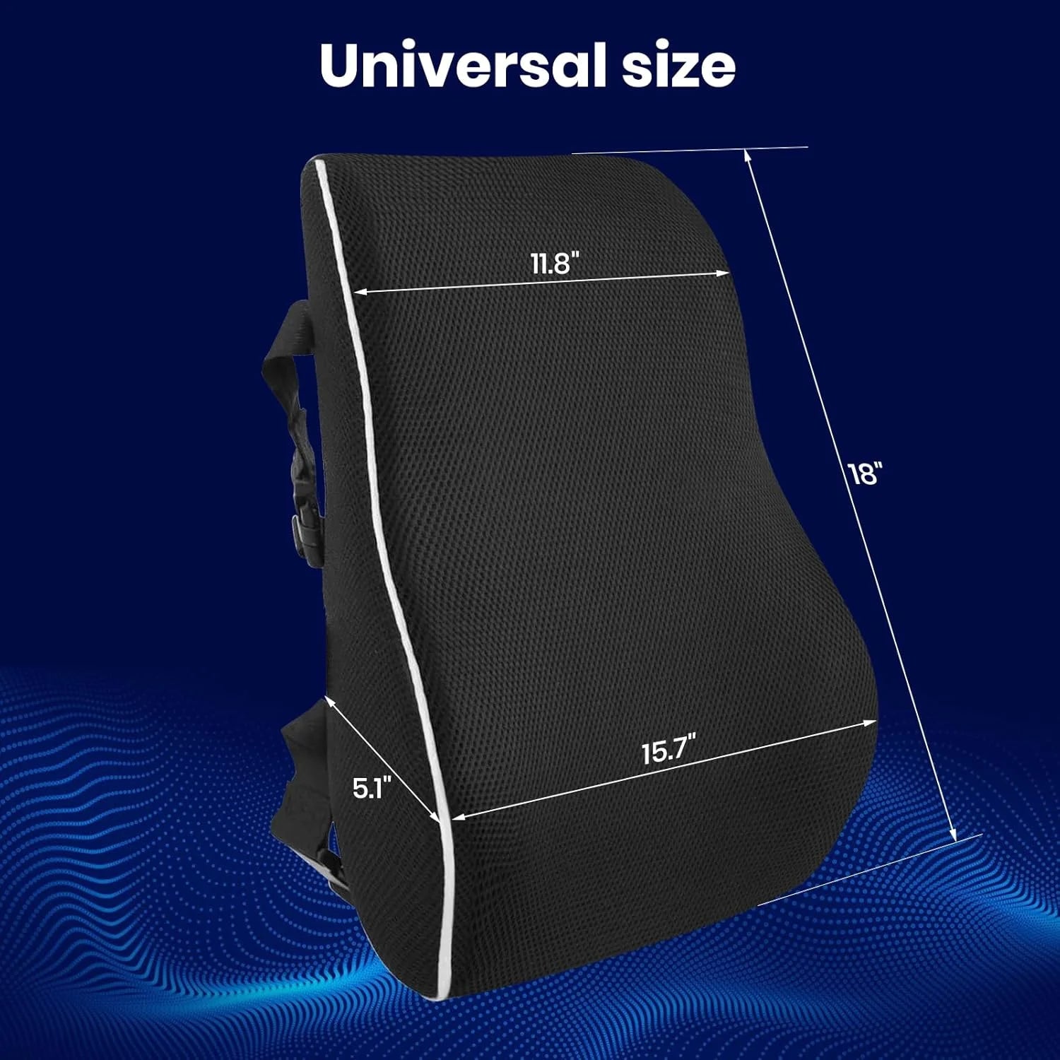 Lumbar Support Pillow Memory Foam Relieve Back Pain Seat - MobilityBuy.com 