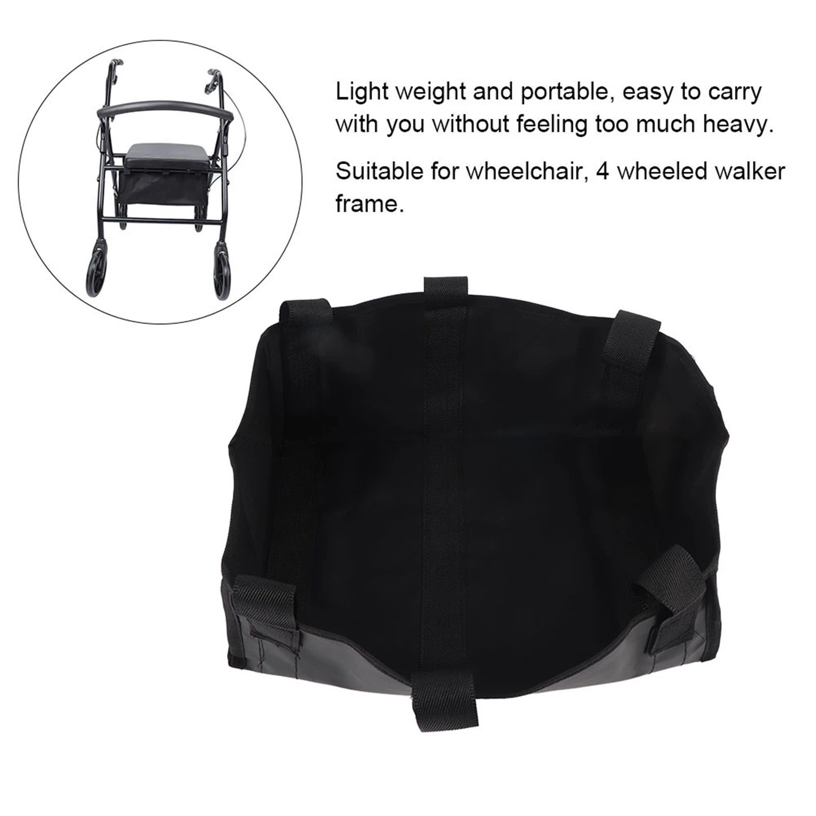 Replacement Storage Bag Walker Bag Wheelchair Frame Storage Bag - MobilityBuy.com