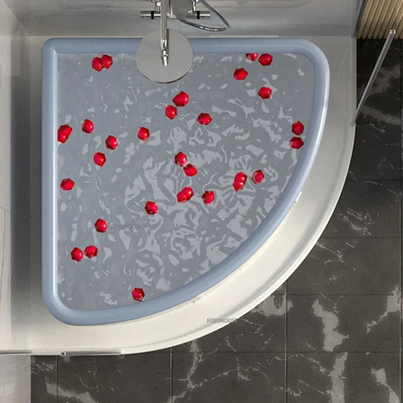 Triangular Foldable Bathtub Seat Portable For Space Saving Adult Spa Steam Sauna - MobilityBuy.com 