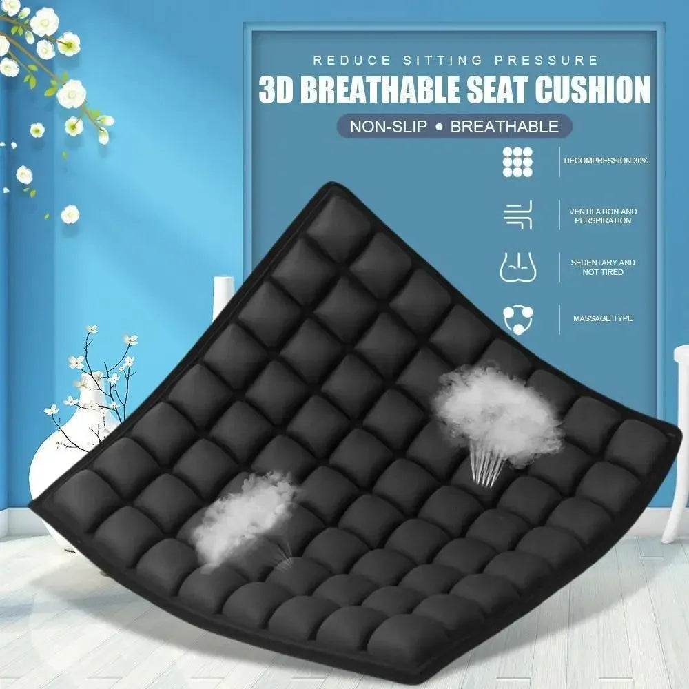 Portable anti-slip pressure relief cushion by Aliexpress, designed for sedentary use with breathable material.