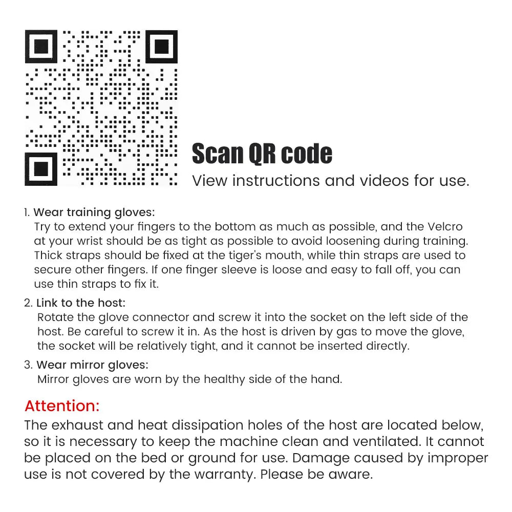 Left and right hand finger rehabilitation exerciser robot gloves by Aliexpress for hand training and therapy.