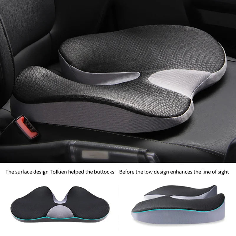 Non Slip Orthopedic Memory Foam Prostate Cushion Tailbone Sciatica Pain Relief - MobilityBuy.com 
