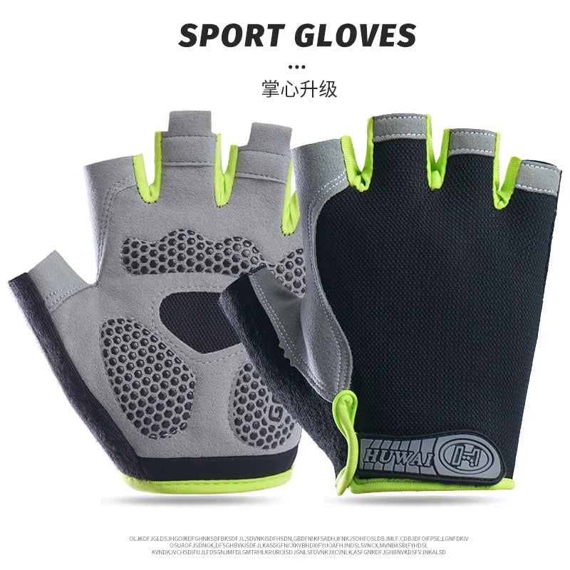 Pushing Gloves for Wheelchair, Cycling, Gym Fingerless Gloves