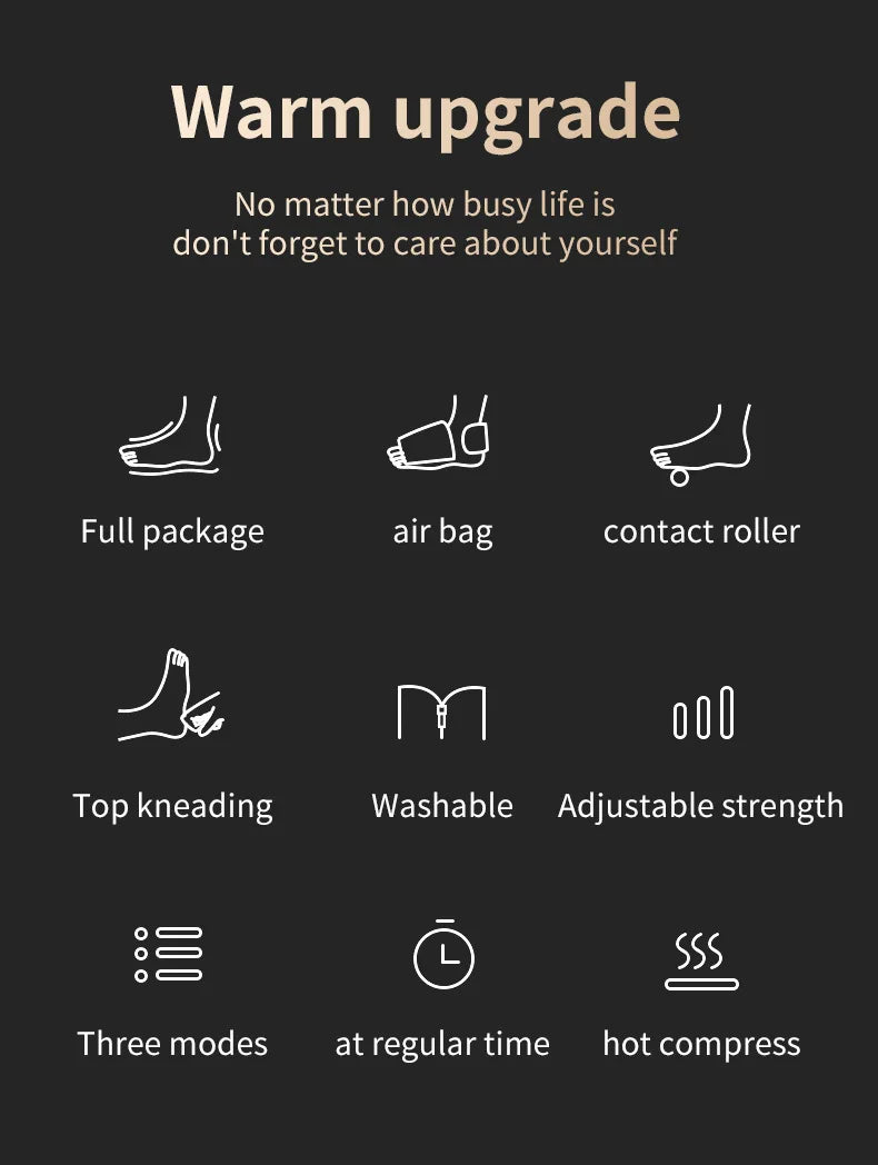 Intelligent Kneading Leg Fully Wrapped Airbag Foot Massage - MobilityBuy.com 