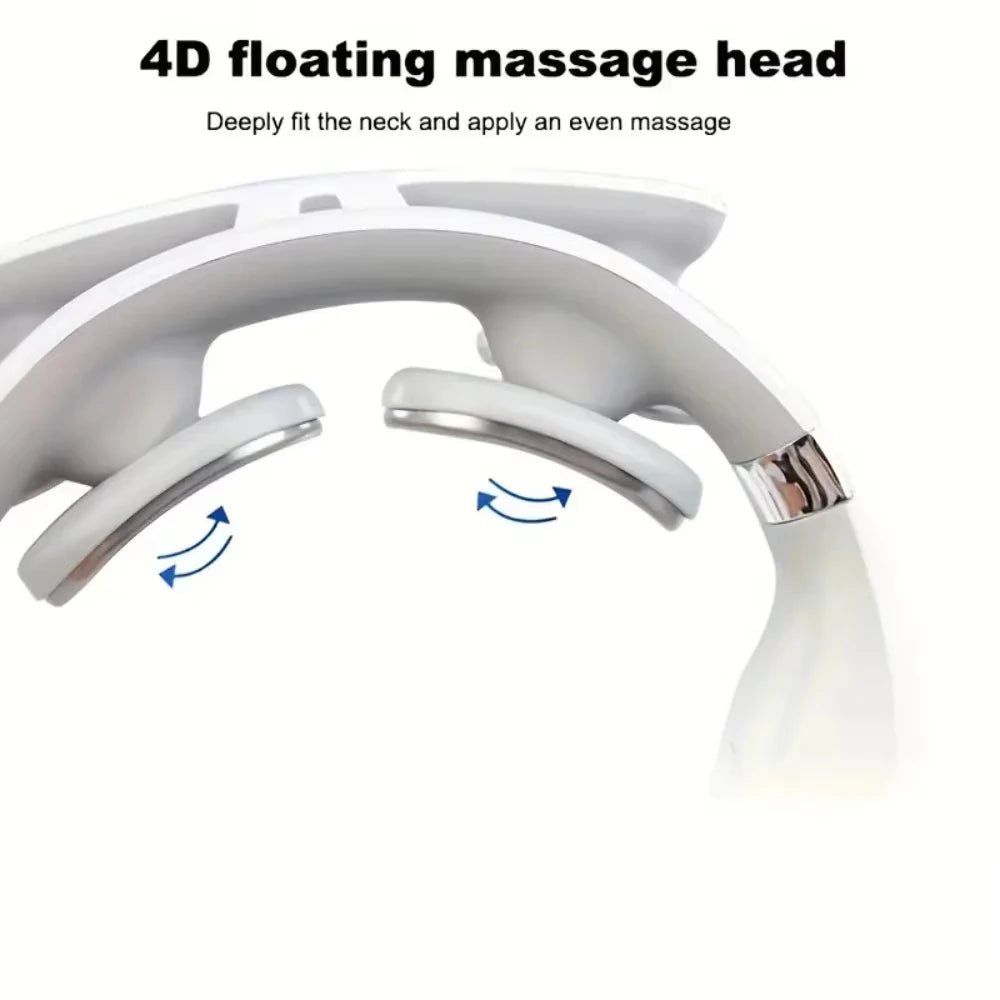Portable Smart Neck Massager With USB Charging For Cervical Pain Relief - MobilityBuy.com 