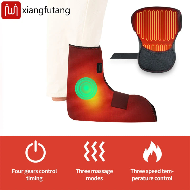 Electric Foot Massager with Heat & Warmth Vibration Relief Pain - MobilityBuy.com 