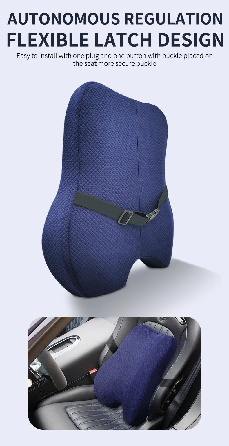 Orthopaedic Seat and Back Cushion Set- Lumbar Support - MobilityBuy.com 