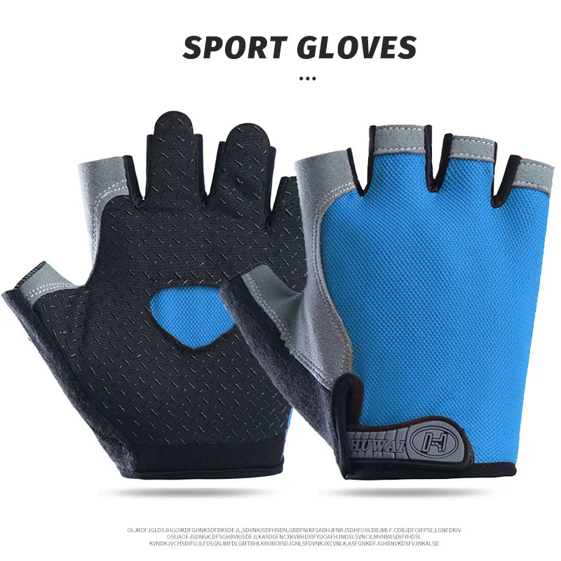 Pushing Gloves for Wheelchair, Cycling, Gym Fingerless Gloves
