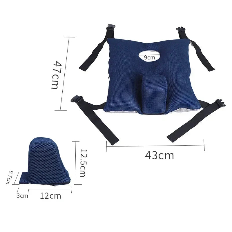 Adjustable Anti Sliding Cushion - Wheelchair Backrest Half Lying Waist - MobilityBuy.com