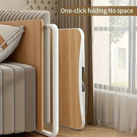 Folding Computer Desk with Cup Holder Convenient Table - MobilityBuy.com