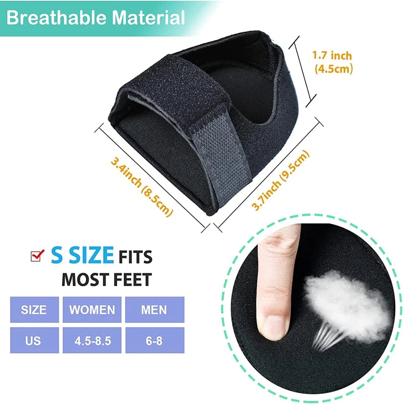 Gel heel cushion socks featuring soft pads for comfort and support, ideal for heel care by MobilityBuy.