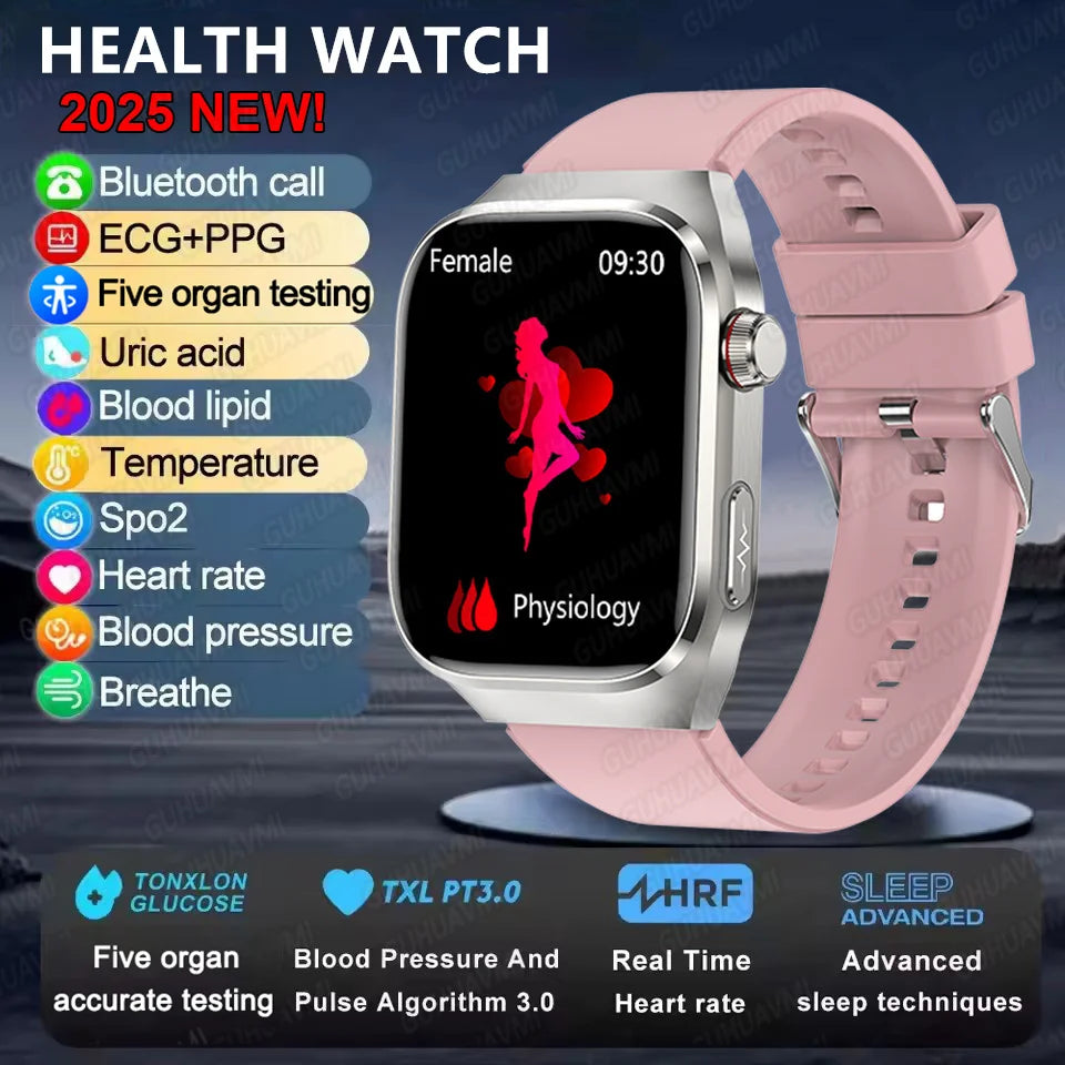 2025 New Micro Physical Examination Smart Watch - Health Stats, Bluetooth Call - MobilityBuy.com