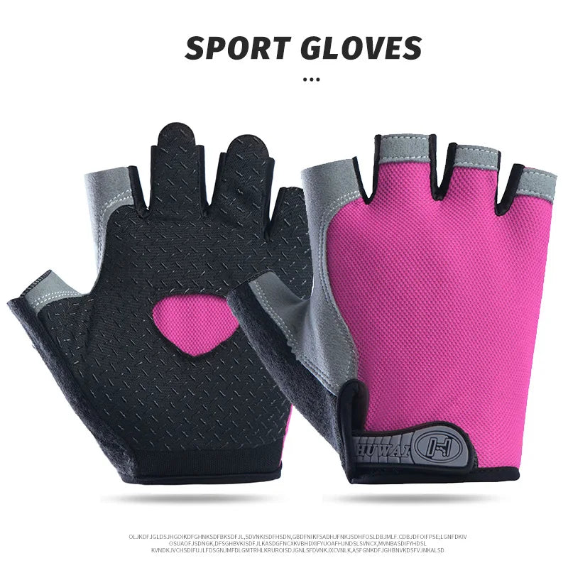 Pushing Gloves for Wheelchair, Cycling, Gym Fingerless Gloves
