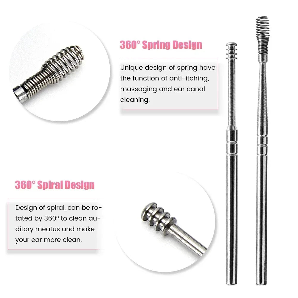 Effective earwax cleaning tool set from MobilityBuy, featuring various tools for safe and easy earwax removal.