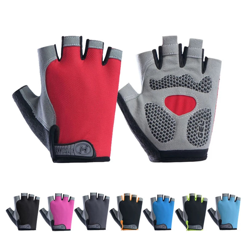 Pushing Gloves for Wheelchair, Cycling, Gym Fingerless Gloves