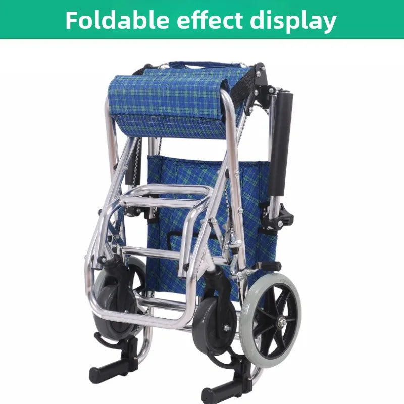 Lightweight Folding Emergancy/travel evacWheelchair Aluminum Alloy Frame - MobilityBuy.com