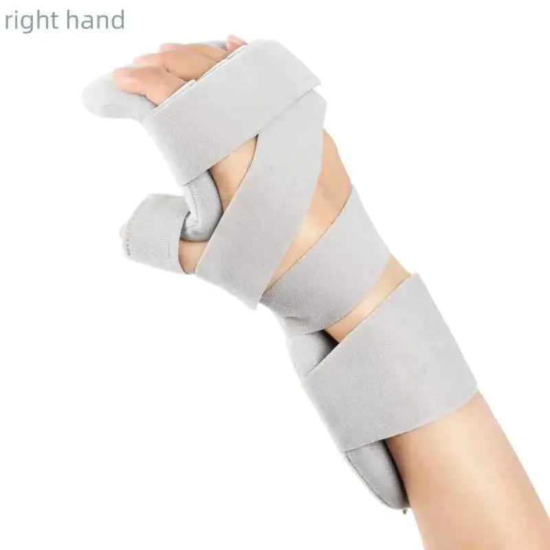 Adjustable Stroke Hand Brace Support Splint by MobilityBuy, featuring a secure fit for wrist and hand stabilization.