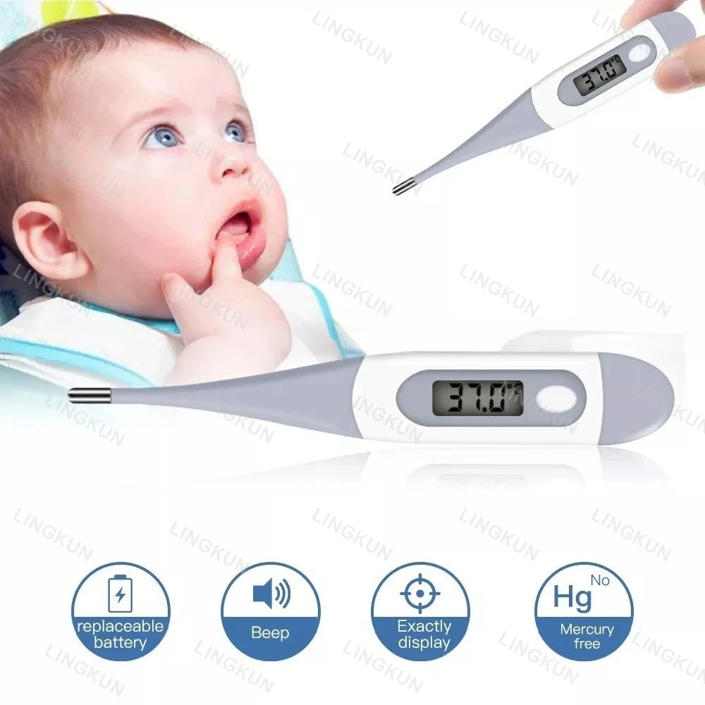 Pulse Oximeter Finger Clip And Digital Thermometer For Adults And Children - MobilityBuy.com 