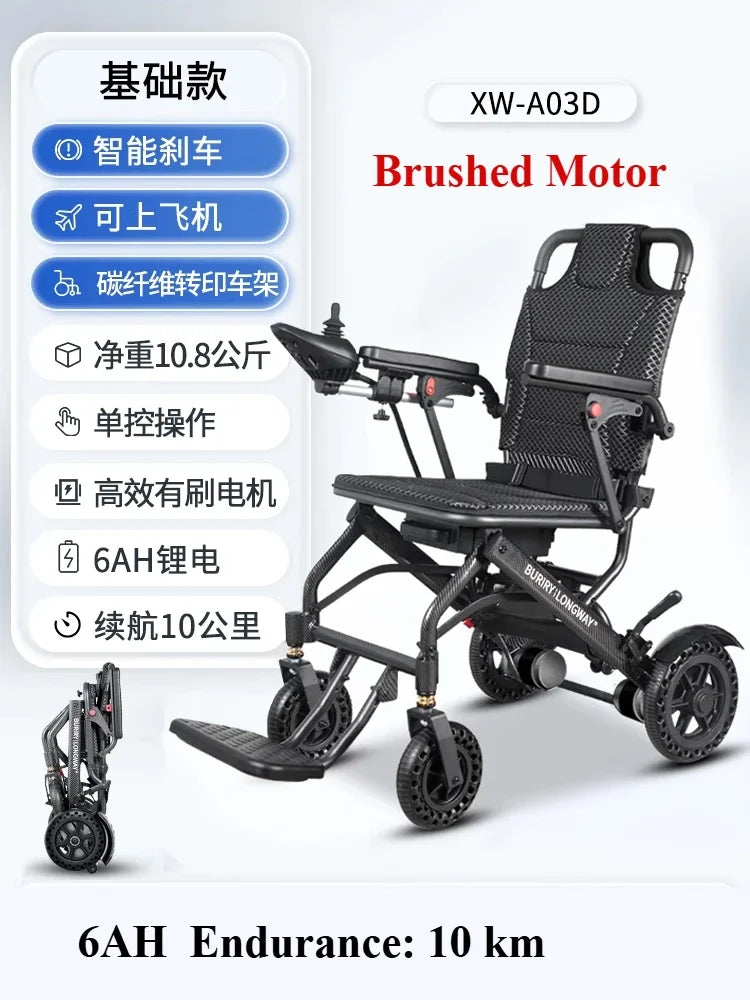 Small power wheelchair, lightweight, foldable - MobilityBuy.com