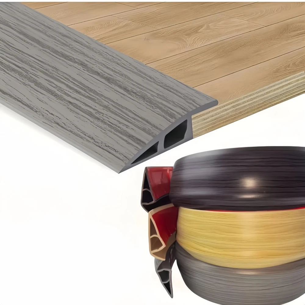 PVC Floor Transition Strip Waterproof Non Slip Threshold Ramp 1m 2m For Doorways - MobilityBuy.com 