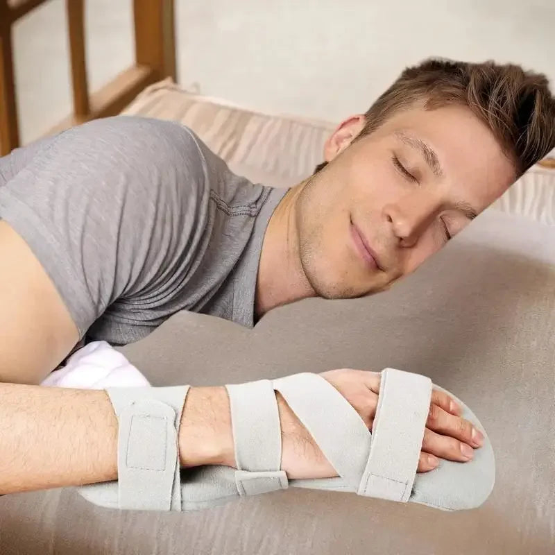 Adjustable Stroke Hand Brace Support splint by MobilityBuy, designed for wrist stability and comfort in rehabilitation.