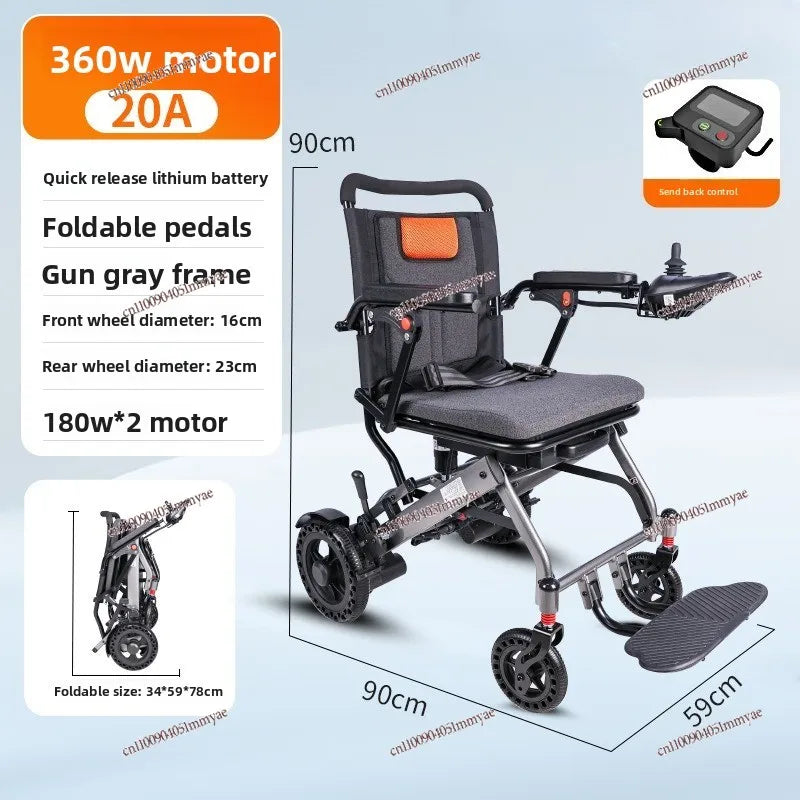 All Terrain Portable Foldable Lightweight - Aluminum Alloy Elderly Disabled - MobilityBuy.com 