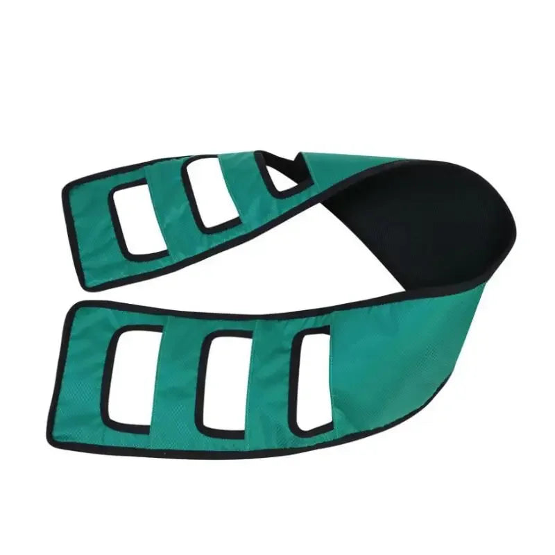 Elderly patient transfer sling by MobilityBuy, featuring durable fabric and adjustable straps for safe mobility assistance.