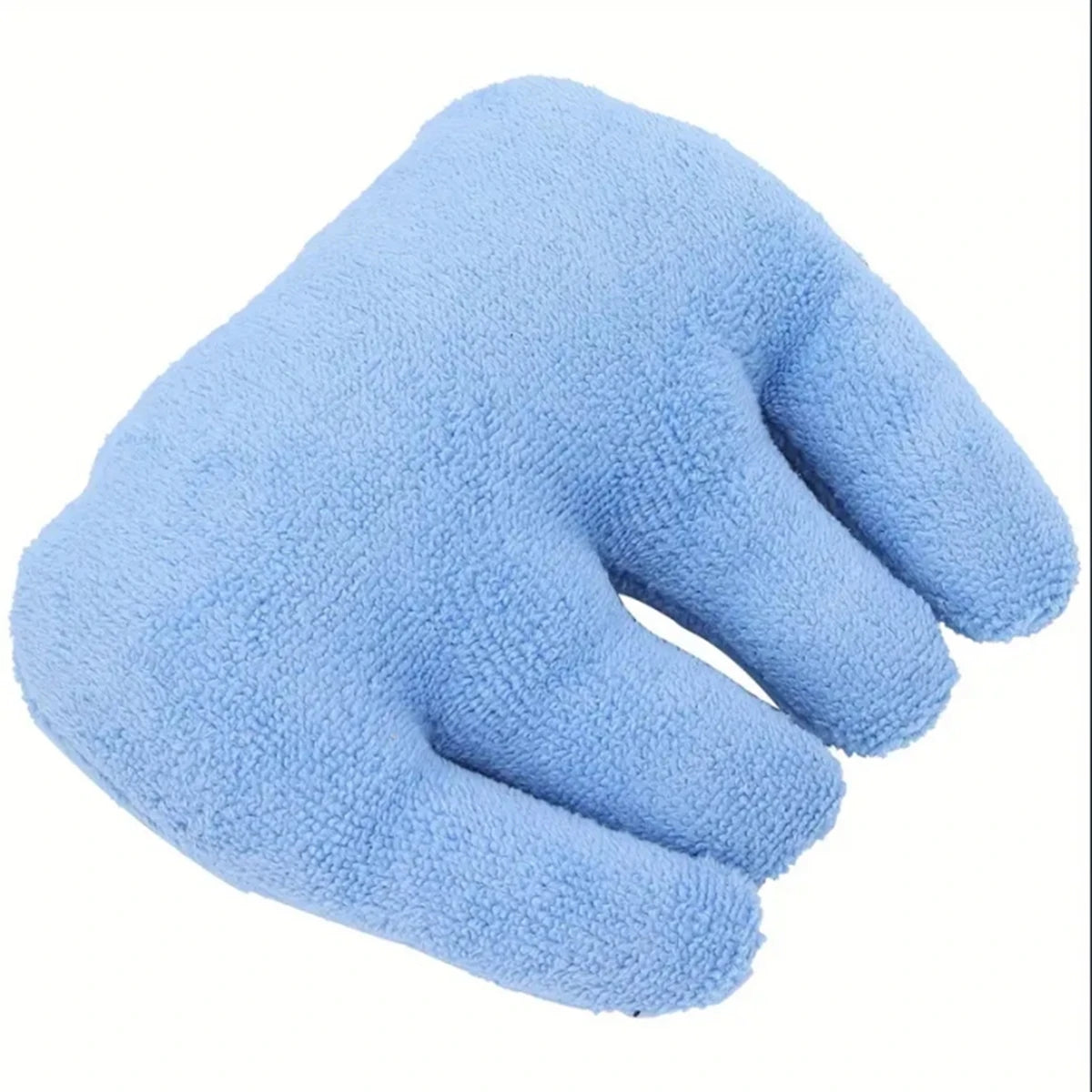 Blue Hand Rehabilitation Grip Cushion With Finger Separators For Elderly Use - MobilityBuy.com 