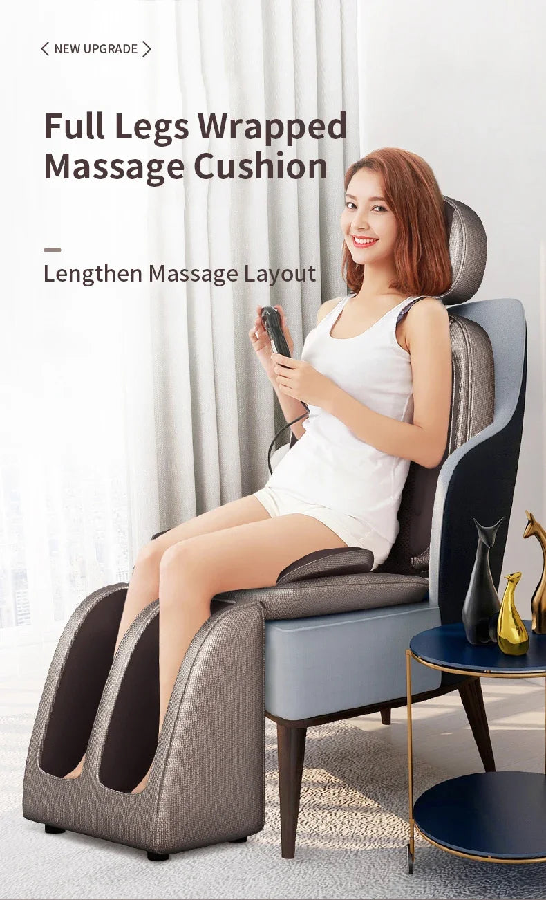 Massage Chair Full Body Kneading Neck Back Waist Leg Infrared Heating - MobilityBuy.com