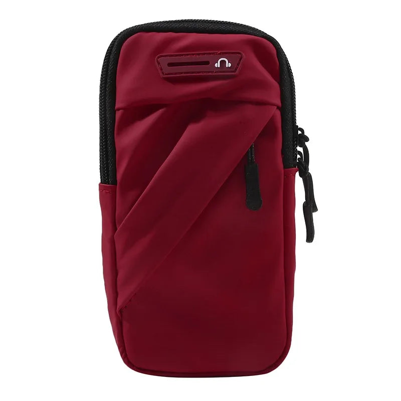 Memory arm bag by Aliexpress with a headphone jack, waterproof design, and breathable material for phone holding.