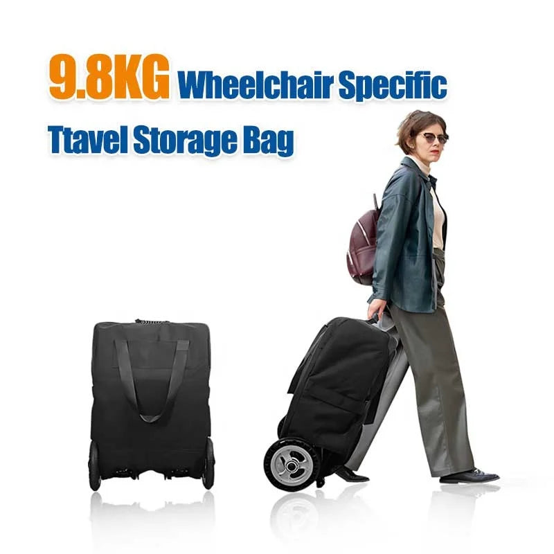 Ultra-light Power Electric Wheelchair w Battery Lightweight Foldable