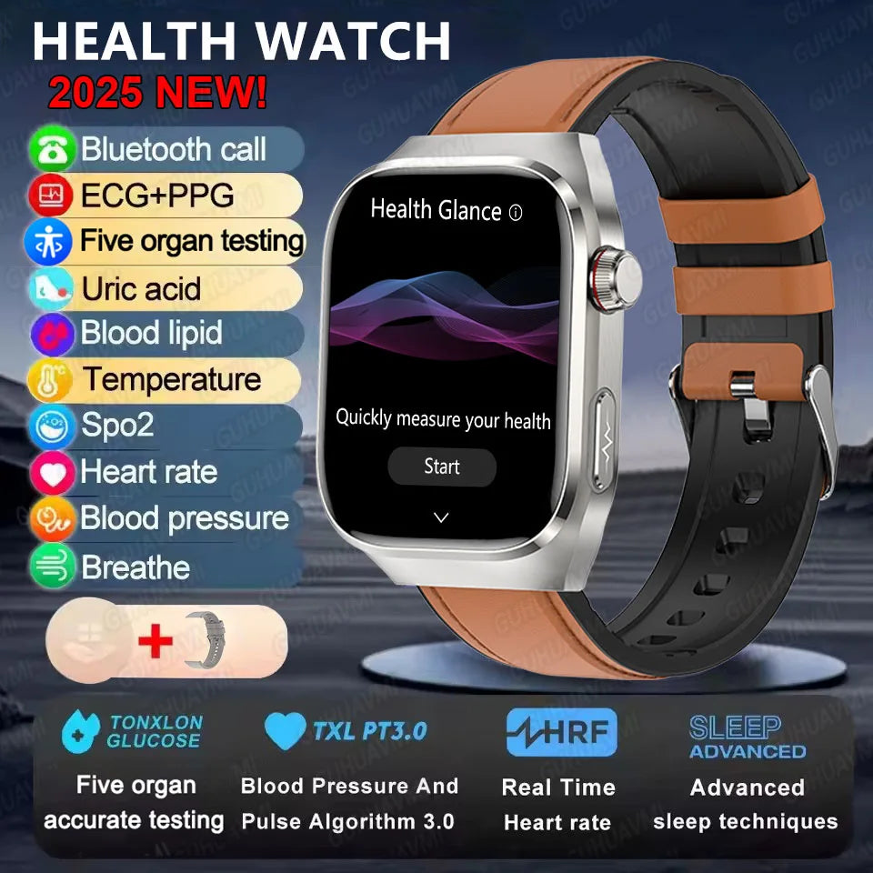 2025 New Micro Physical Examination Smart Watch - Health Stats, Bluetooth Call - MobilityBuy.com