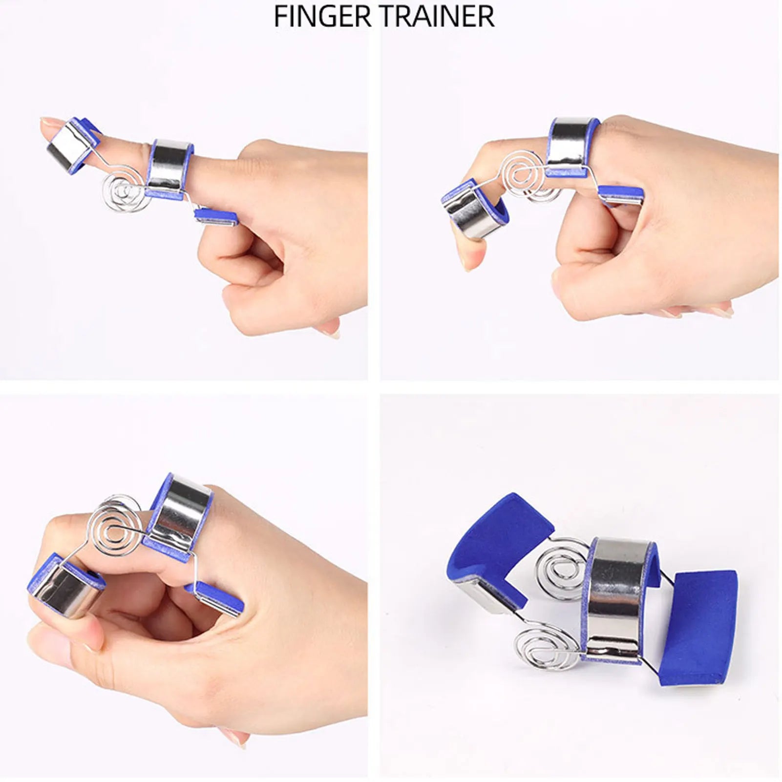 Spring finger splint by Aliexpress designed for rehabilitation and training to straighten fingers effectively.