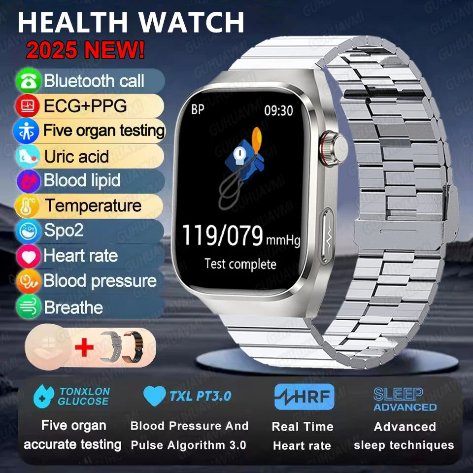 2025 New Micro Physical Examination Smart Watch - Health Stats, Bluetooth Call - MobilityBuy.com