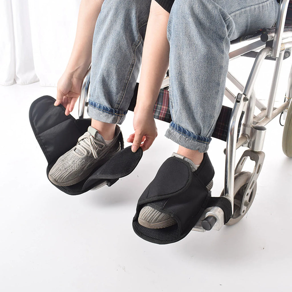 Aliexpress wheelchair feet restraint strap, designed for leg protection and secure fit for comfort and safety.