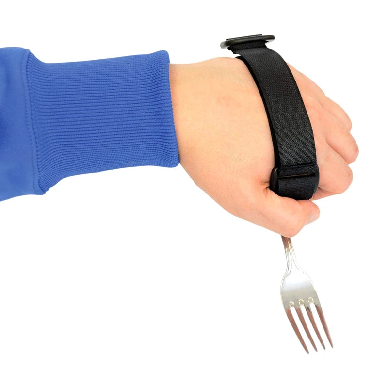 Cutlry Cuff Holder Strap Elastic Eating Assistance Cuff - MobilityBuy.com