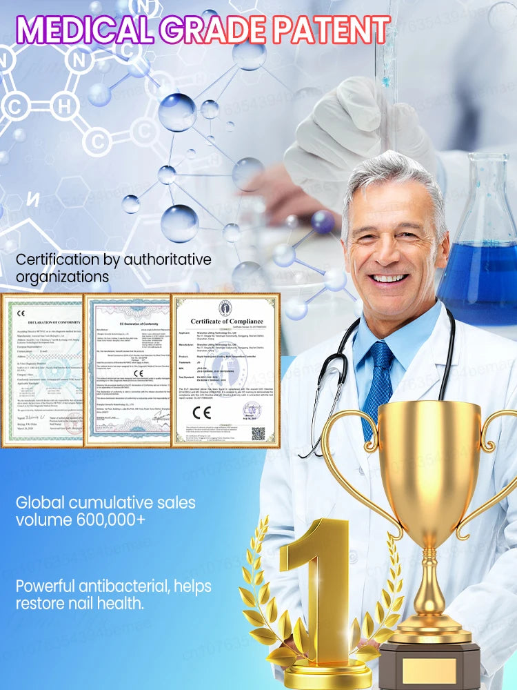 Nail treatment remover by MobilityBuy, featuring a bottle designed to combat fungal infections on nails.