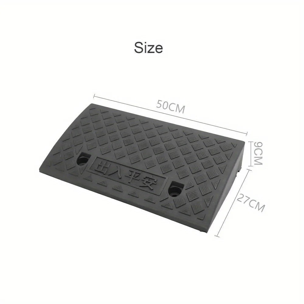 Two Pack Heavy Duty Portable Plastic Threshold Ramps 50x27x9 cm Non Slip - MobilityBuy.com 