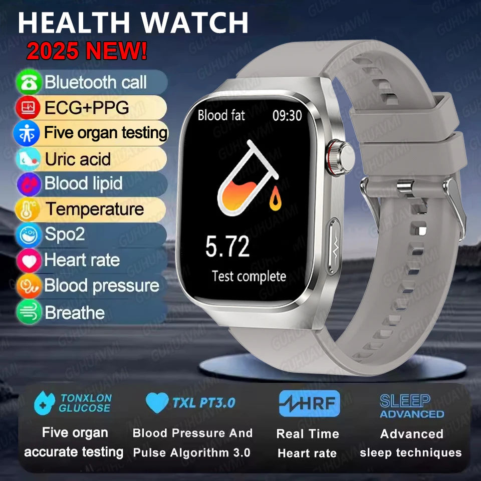 2025 New Micro Physical Examination Smart Watch - Health Stats, Bluetooth Call - MobilityBuy.com