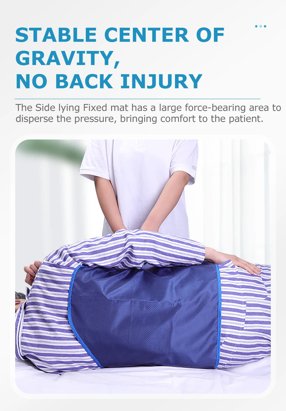 Elderly transfer sling by MobilityBuy, designed for safe patient turning and bed transfers.