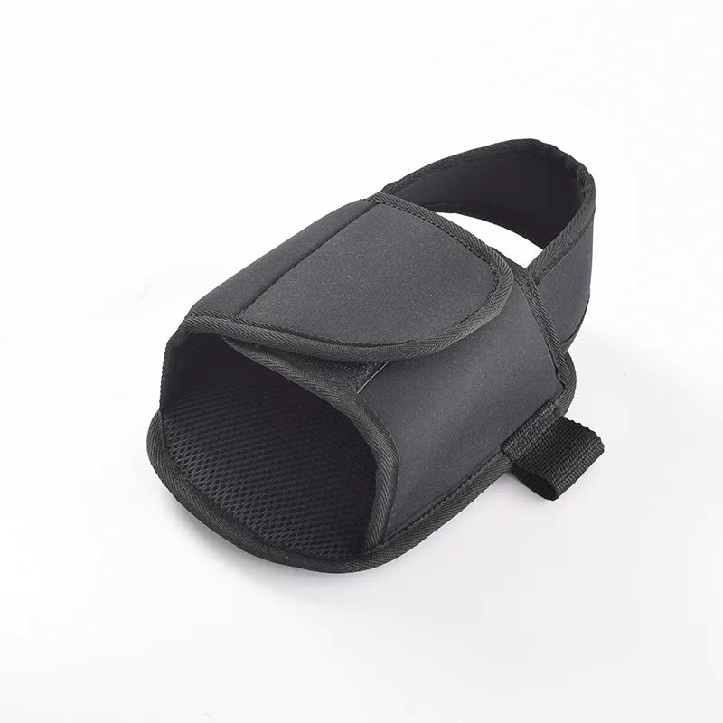 Aliexpress wheelchair leg restraint strap for secure feet protection in mobility aids, featuring durable fabric and adjustable design.